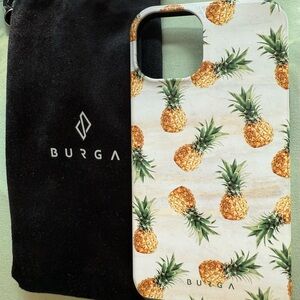 Burga Pineapple Print Phone Case